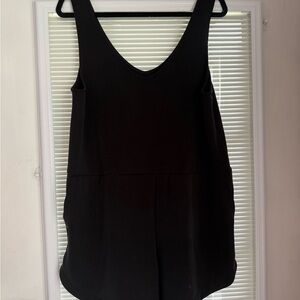 a new day Black Tank Romper